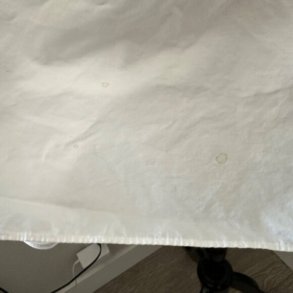 Rotate Birger Christensen Organic Cotton A Line Mini Dress Cutout Minimalist Whi - Picture 15 of 15